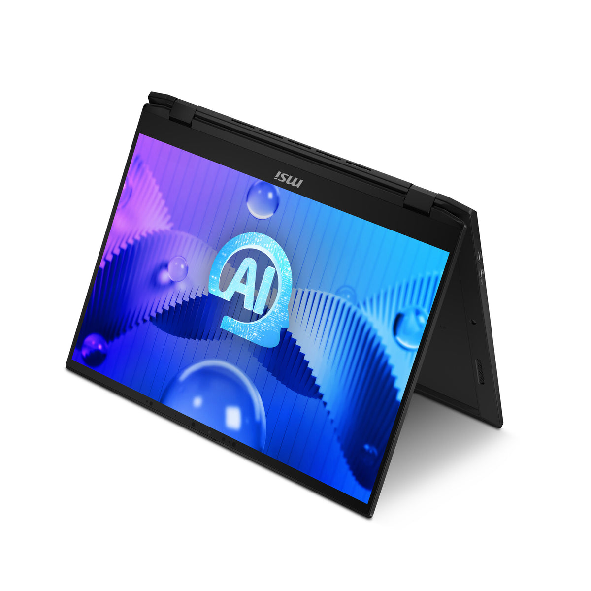 MSI Summit E16 AI Studio Hybrid (2-in-1) - 40.6 cm (16") - Touchscreen - Intel Core Ultra 7 155H - 32 GB LPDDR5-SDRAM - 2 TB SSD - NVIDIA GeForce RTX 4060 - Wi-Fi 7 - Windows 11 Pro - Black