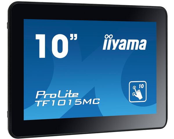 iiyama TF1015MC-B2 Computer Monitor 25.6 cm (10.1") 1280 x 800 pixels WXGA LED Touchscreen Black