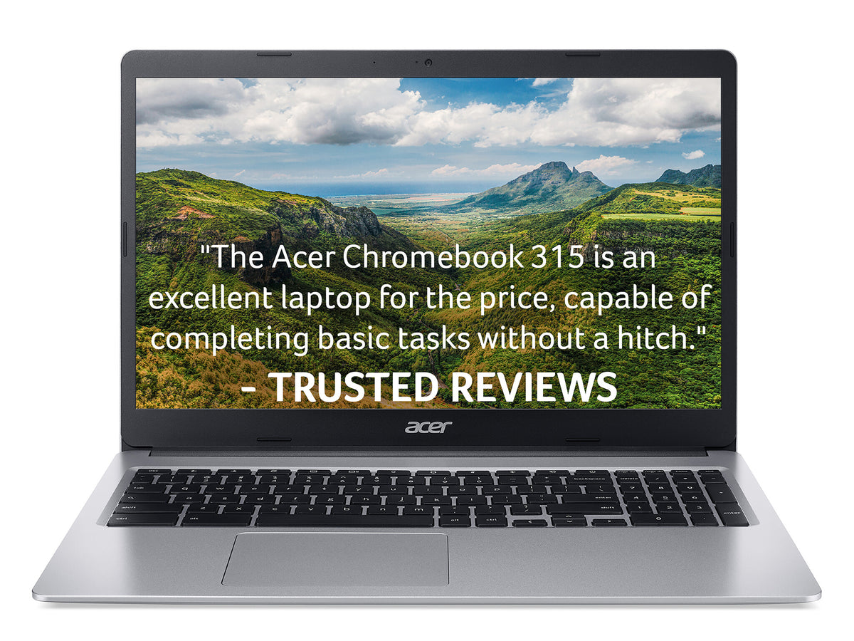 Acer Chromebook 315 - 39.6 cm (15.6") - Intel® Celeron® N4020 - 4 GB DDR4-SDRAM - 64 GB eMMC - Wi-Fi 5 - Chrome OS - Silver