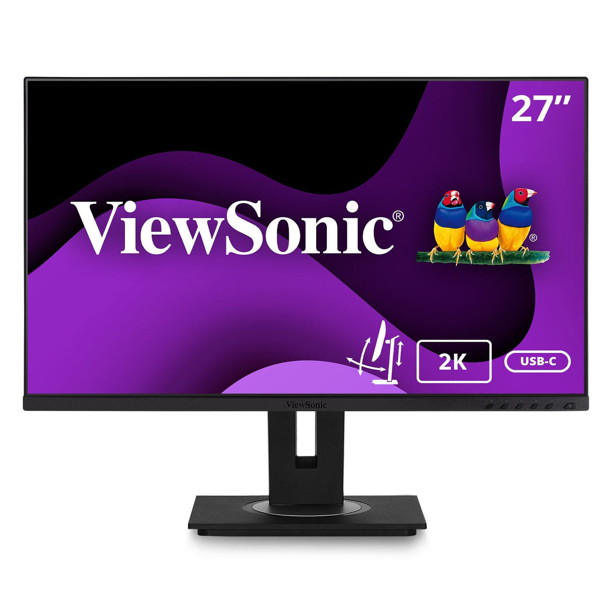 Viewsonic VG2756-2K Computer Monitor 68.6 cm (27") 2560 x 1440 pixels Full HD LED Black