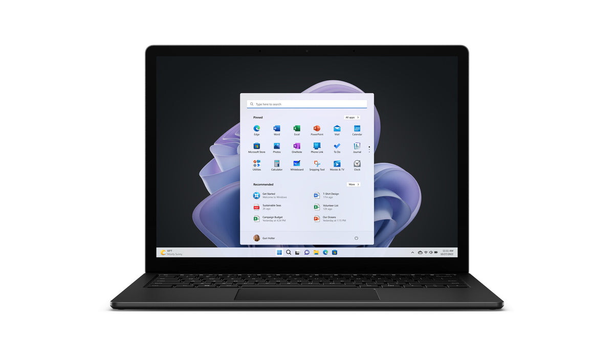 Microsoft Surface Laptop 5 - Touchscreen -  34.3 cm (13.5") - Intel® Core™ i5-1245U - 8 GB - 256 GB SSD - Wi-Fi 6 - Windows 10 Pro - Black