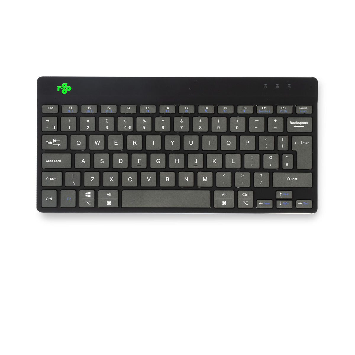 R-Go Tools Compact Break R-Go keyboard, QWERTY (UK), bluetooth, black
