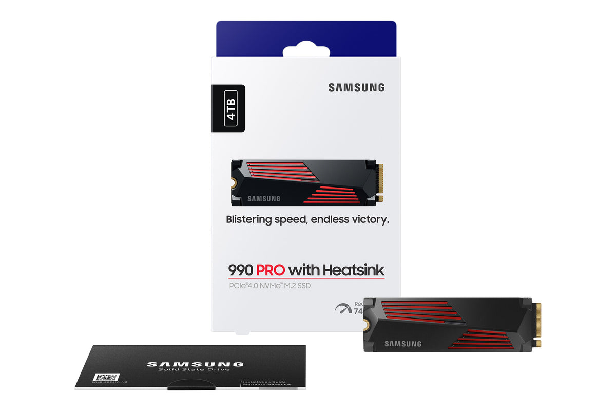 Samsung 990 Pro - PCI Express 4.0 V-NAND TLC NVMe M.2 SSD - 4 TB