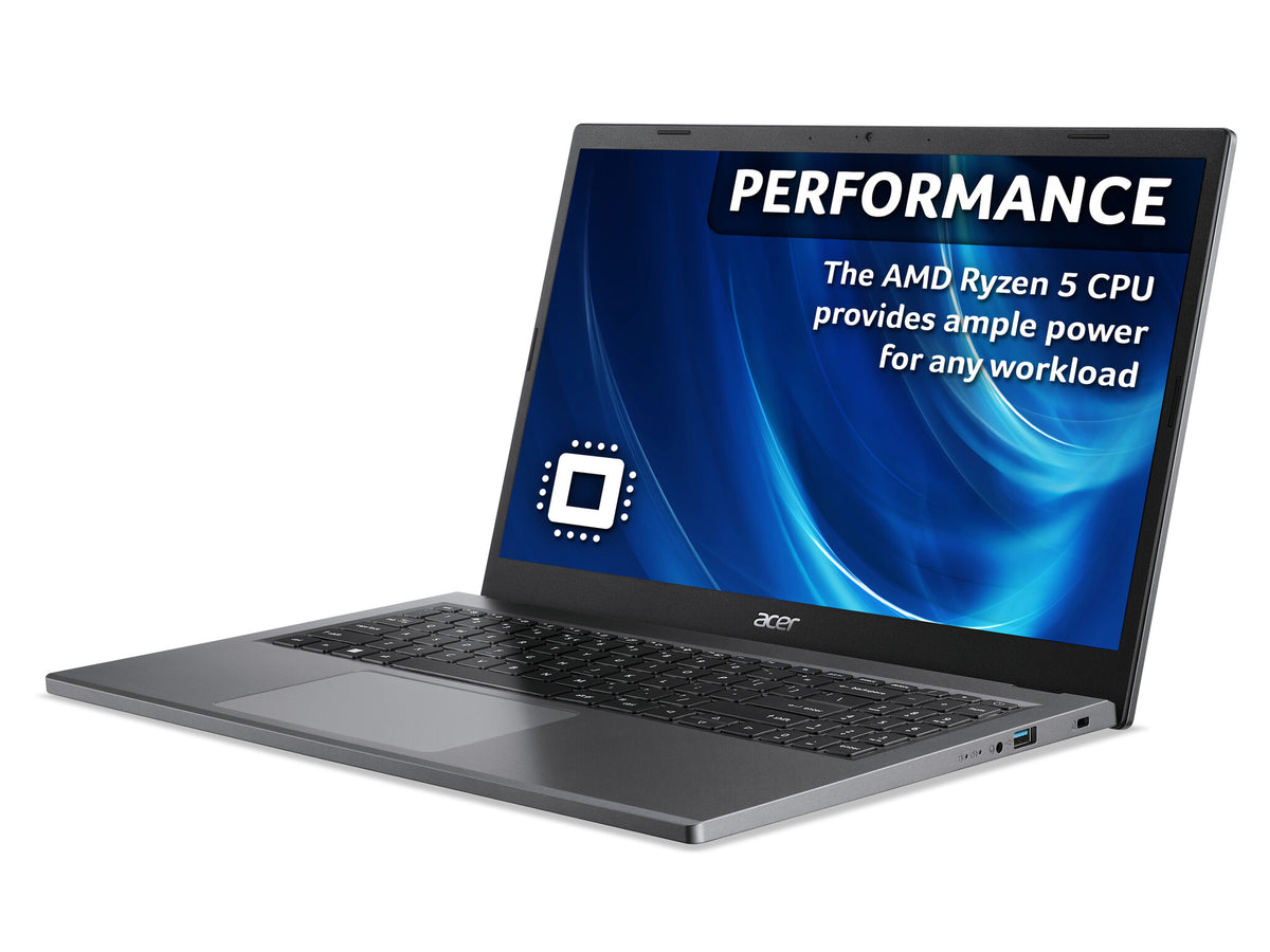 Acer Extensa 15 Laptop - 39.6 cm (15.6&quot;) - AMD Ryzen™ 5 7520U - 8 GB LPDDR5-SDRAM - 256 GB SSD - Wi-Fi 6 - Windows 11 Home - Grey