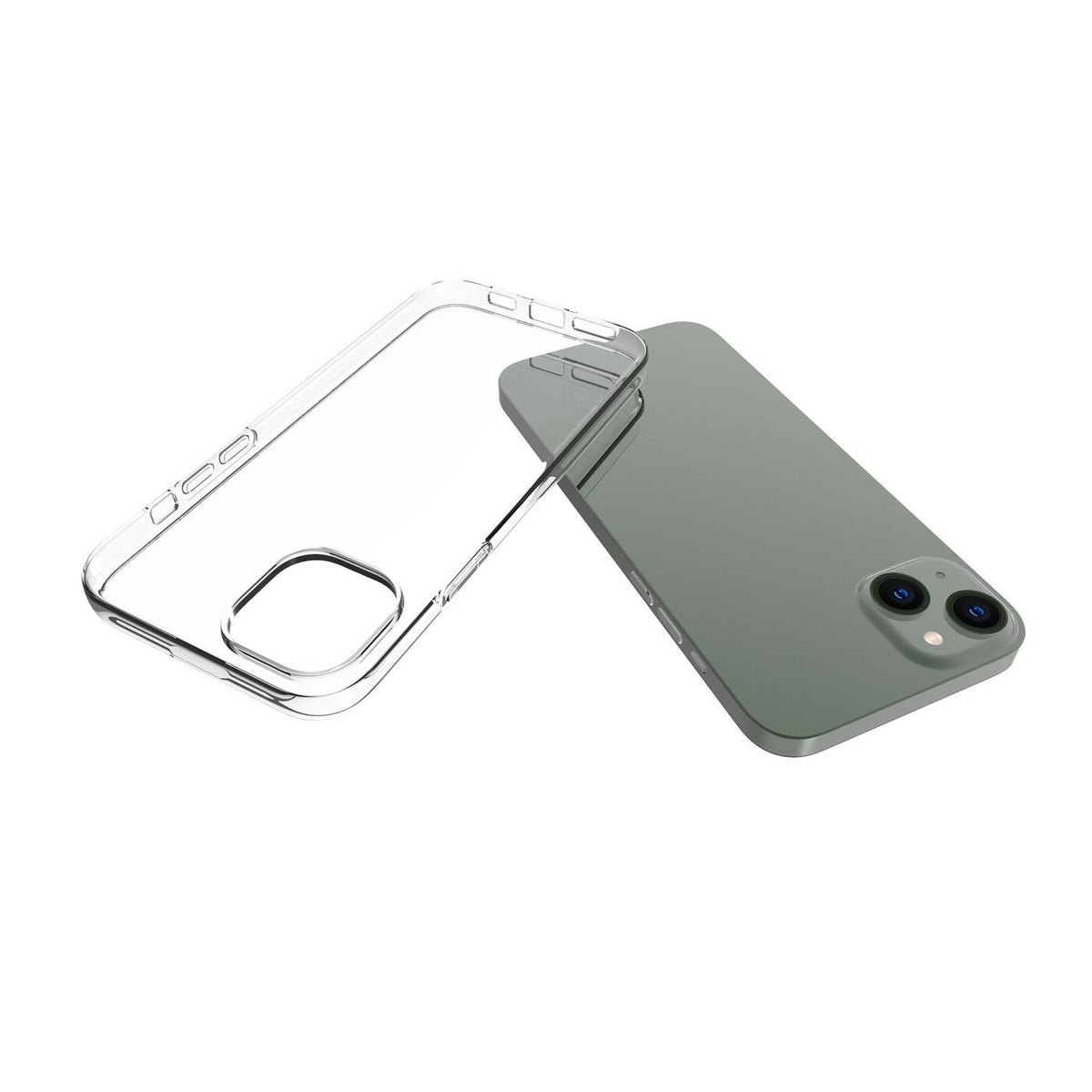 eSTUFF LONDON mobile phone case for iPhone 14 Plus in Transparent