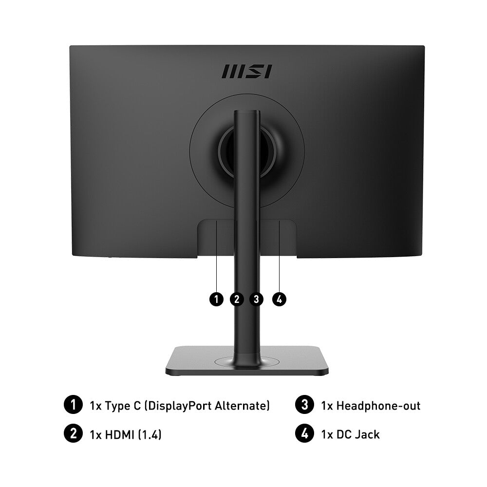MSI Modern MD241P - 60.5 cm (23.8&quot;) - 1920 x 1080 pixels FHD Monitor