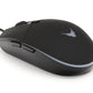 Varr VSETMPX5 Gaming Mouse and Mousepad Set - Wired USB-A Optical LED backlit Mouse in Black/Red - 3,200 DPI