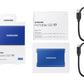 Samsung Portable SSD T7 in Blue - 500 GB