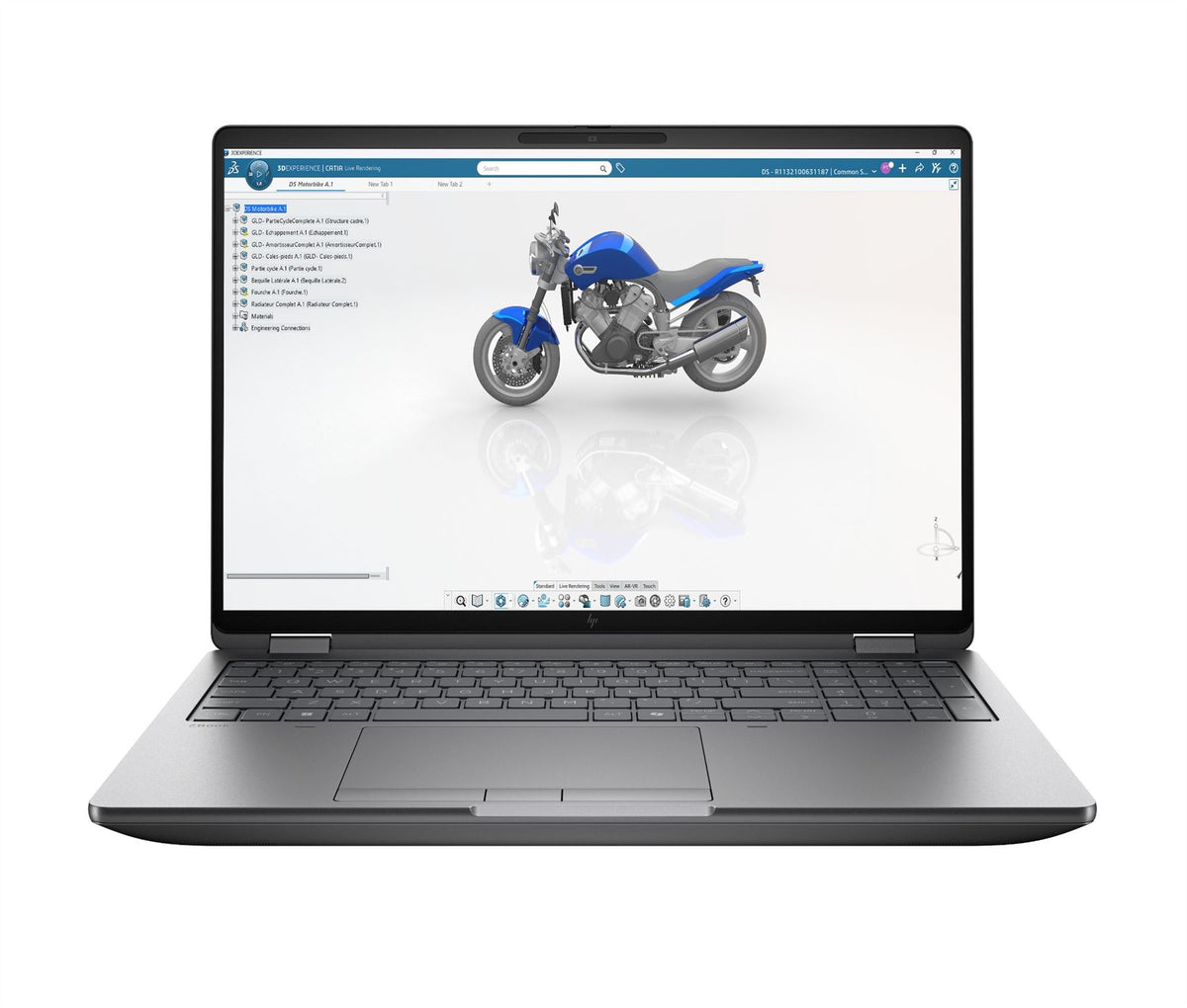HP E82HMET laptop 285HX 40.6 cm (16") 2.5K 32 GB DDR5-SDRAM 1 TB SSD Wi-Fi 7 (802.11be) Windows 11 Pro AI Workstation, AI PC Silver