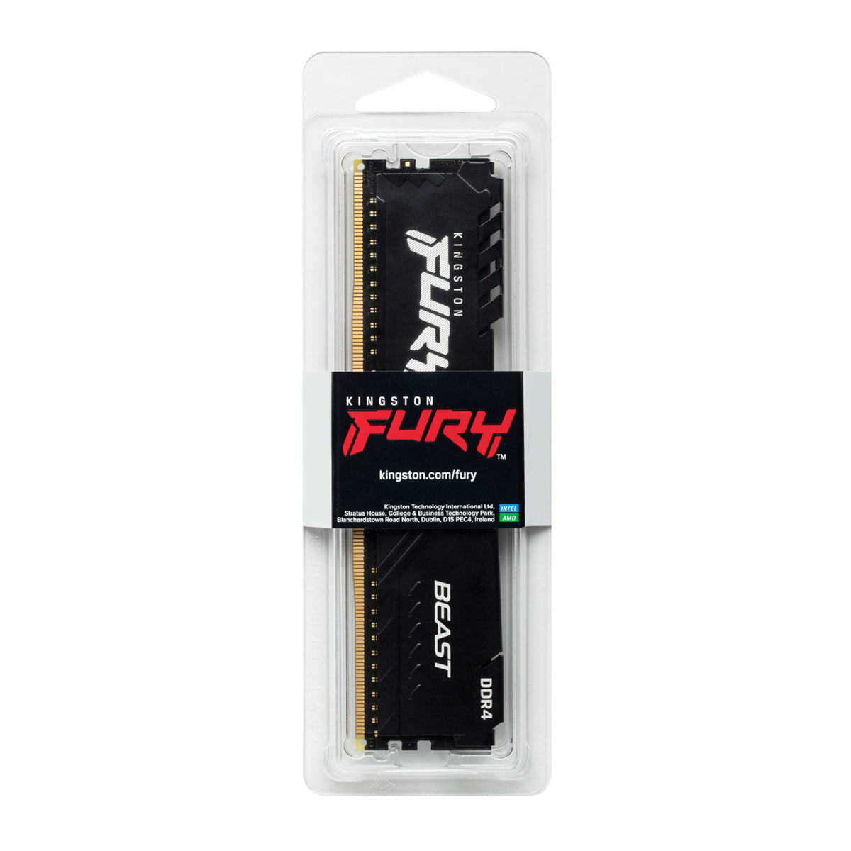 Kingston Technology FURY Beast Black - 8 GB 1 x 8 GB 3200MT/s DDR4 memory module