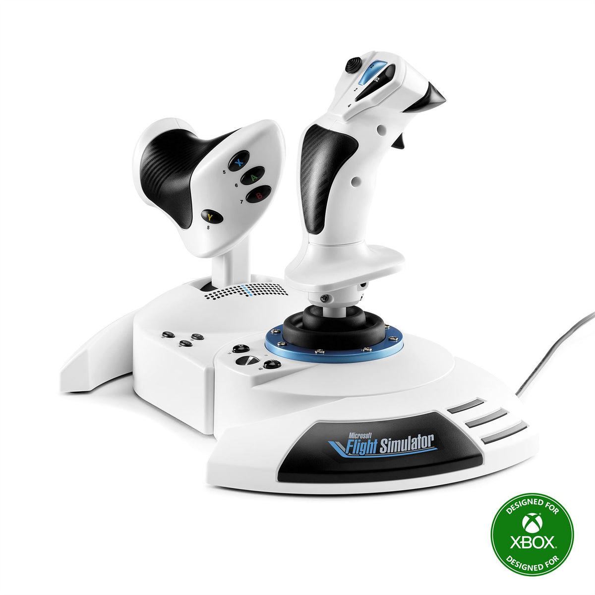 Thrustmaster T.Flight Hotas One Microsoft Flight Simulator Edition Black/ White USB Joystick + engine control lever PC/ Xbox One/ Xbox One S/ Xbox One X