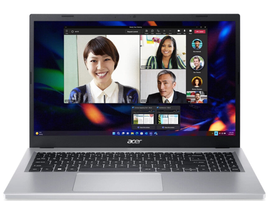 Acer Extensa 215 Laptop - 39.6 cm (15.6") - Intel® Core™ i3-N305 - 8 GB LPDDR5-SDRAM - 256 GB SSD - Wi-Fi 6 - No OS - Silver