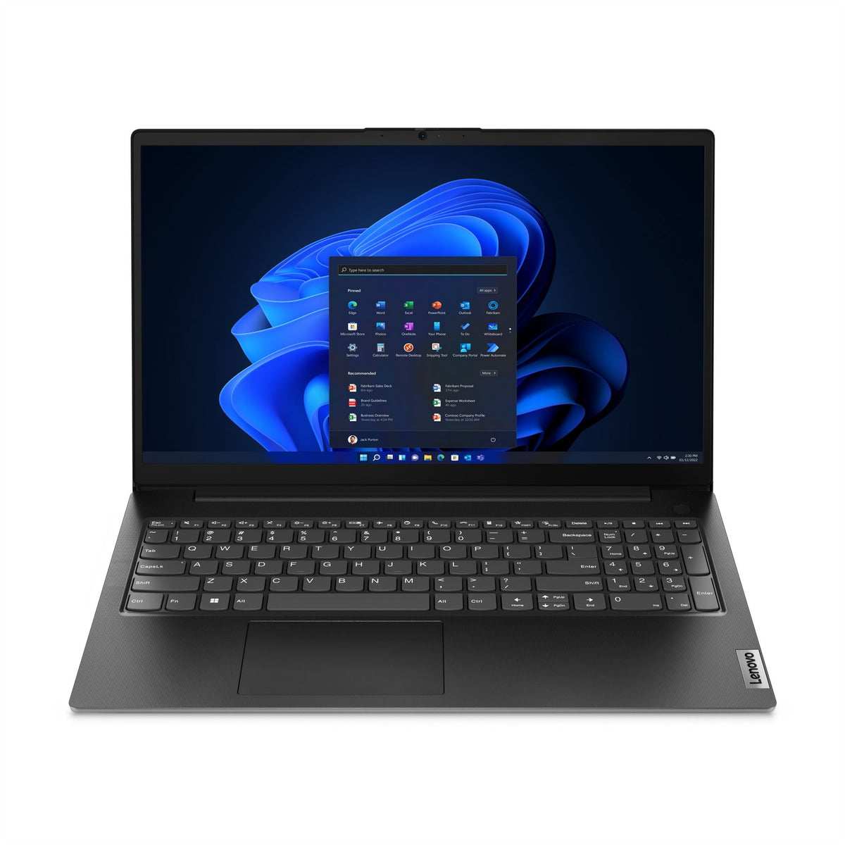 Lenovo V15 G4 AMN Laptop - 39.6 cm (15.6") - AMD Ryzen™ 5 7520U - 16 GB LPDDR5-SDRAM - 256 GB SSD - Wi-Fi 6 (802.11ax) - Windows 11 Pro UK - English - Black