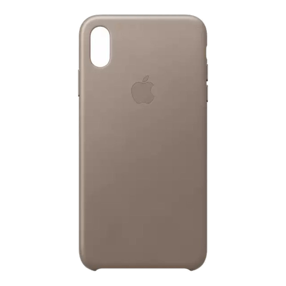 Apple iPhone XS Max Leather Case - Taupe