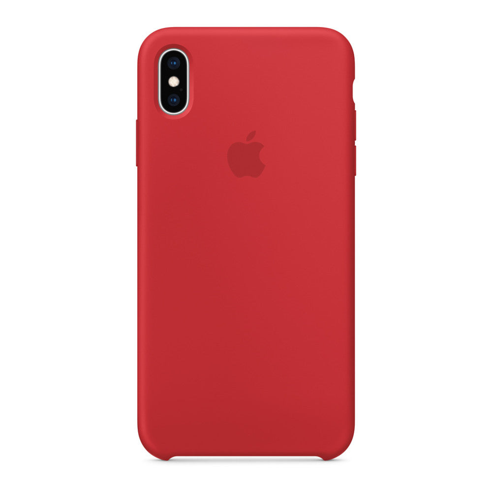 Apple iPhone XS Max Silicone Case - (PRODUCT)RED