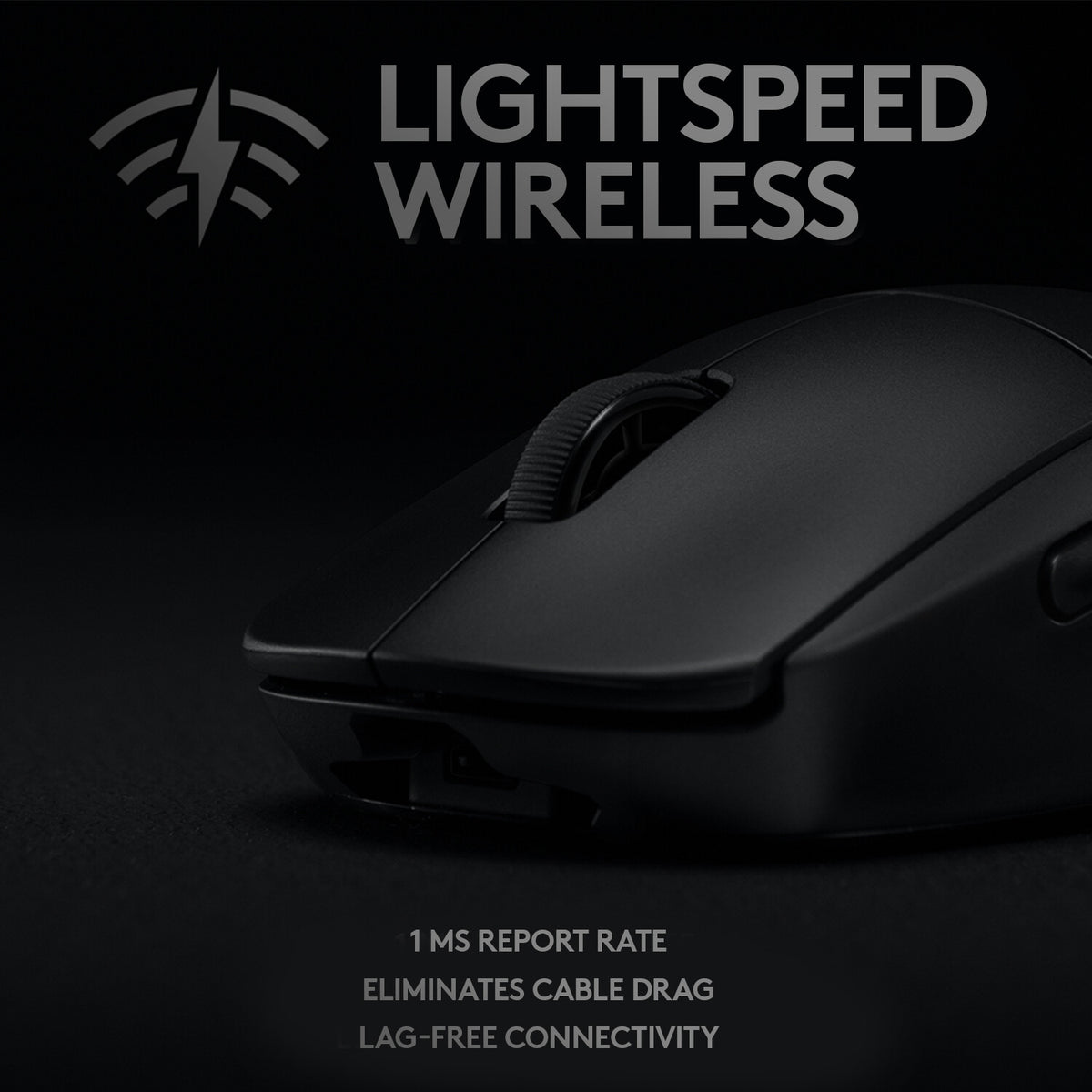 Logitech G - G PRO RF Wireless Optical Gaming Mouse in Black  - 25,600 DPI