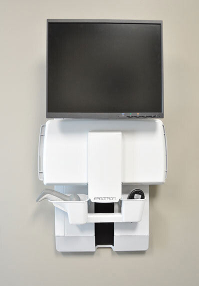 Ergotron StyleView Vertical Lift, Patient Room 61 cm (24") White Wall
