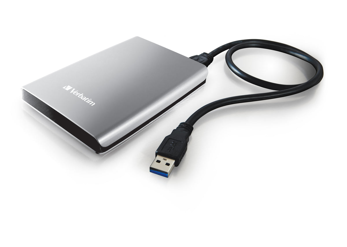 Verbatim Store 'n' Go USB 3.0 Portable Hard Drive in Silver - 1 TB