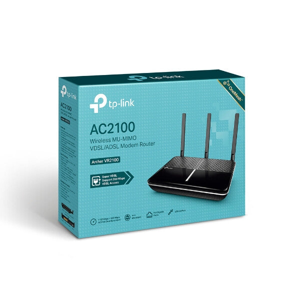 TP-Link AC2100 - Dual-band (2.4 GHz / 5 GHz) wireless router in Black