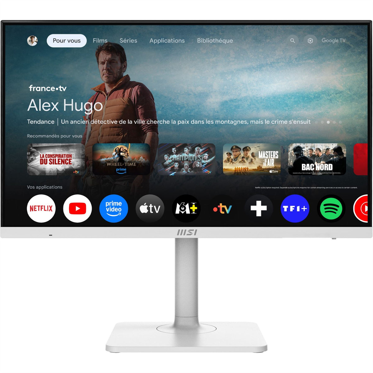 MSI Modern MD272UPSW computer monitor 68.6 cm (27") 3840 x 2160 pixels 4K Ultra HD White