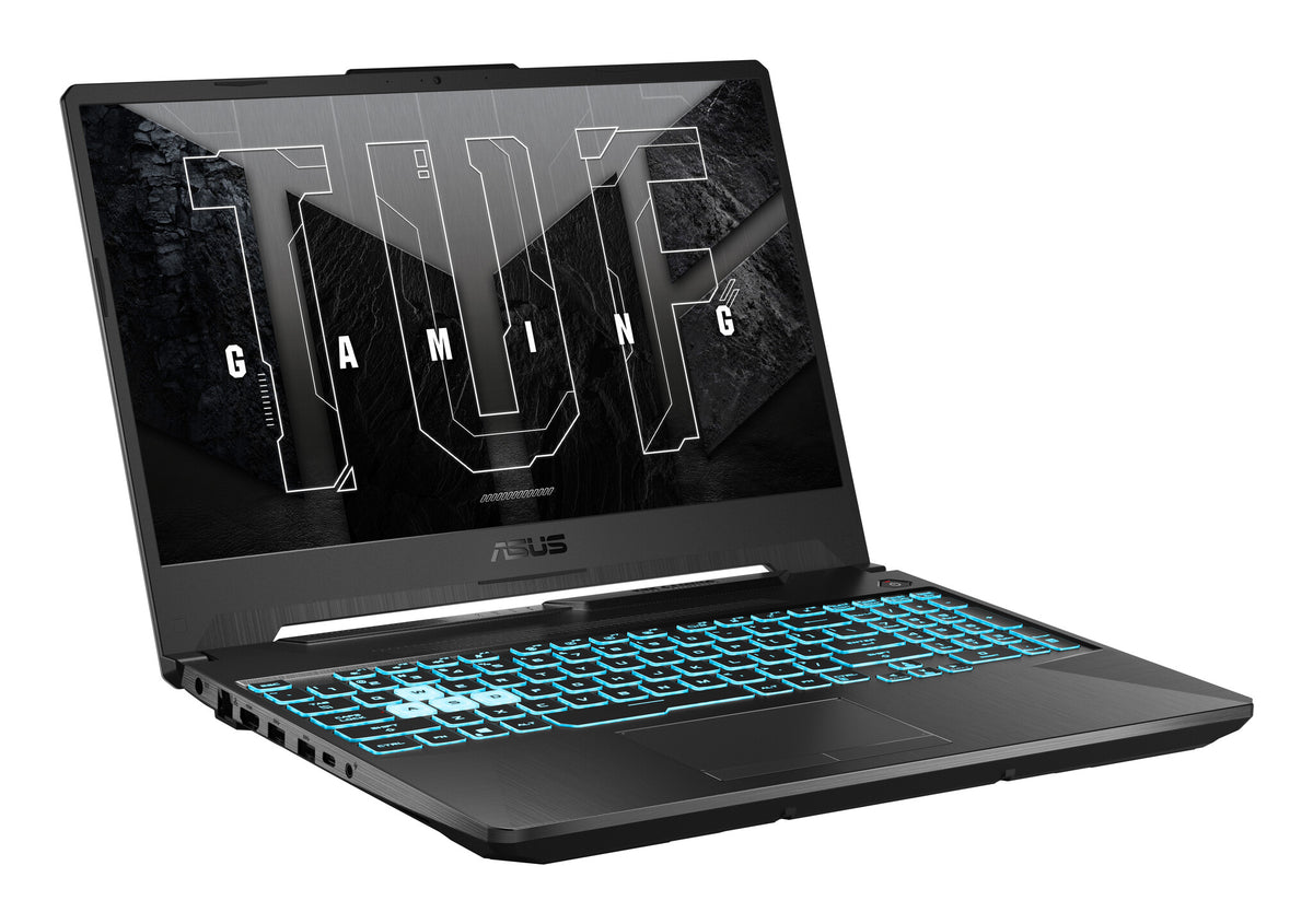 ASUS TUF Gaming F15 Laptop - 39.6 cm (15.6") - Intel® Core™ i5-11400H - 16 GB DDR4-SDRAM - 512 GB SSD - NVIDIA GeForce RTX 3050 - Wi-Fi 6 - Windows 11 Home - Black