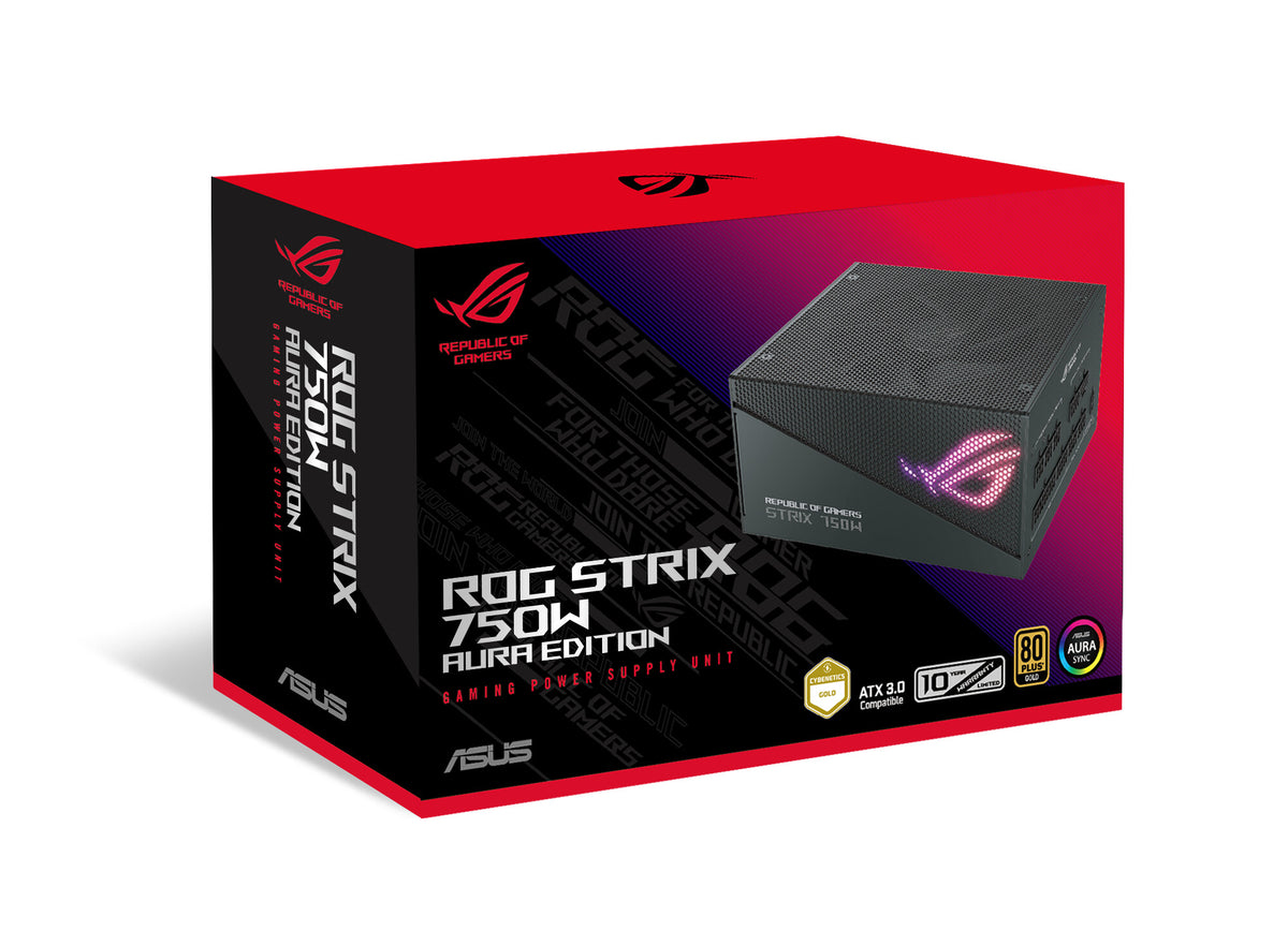 ASUS ROG Strix &quot;Aura Edition&quot; - 750W 80+ Gold Fully Modular Power Supply Unit