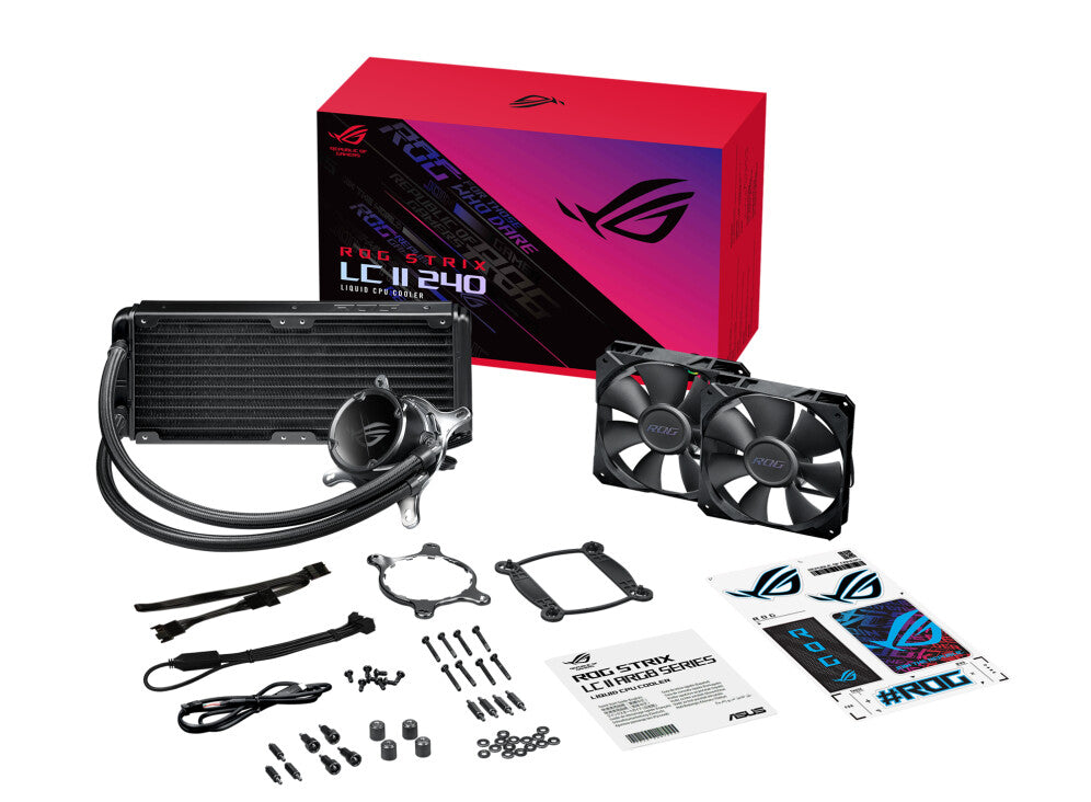 ASUS ROG STRIX LC II 240 - All-in-one Liquid Processor Cooler in Black - 240mm