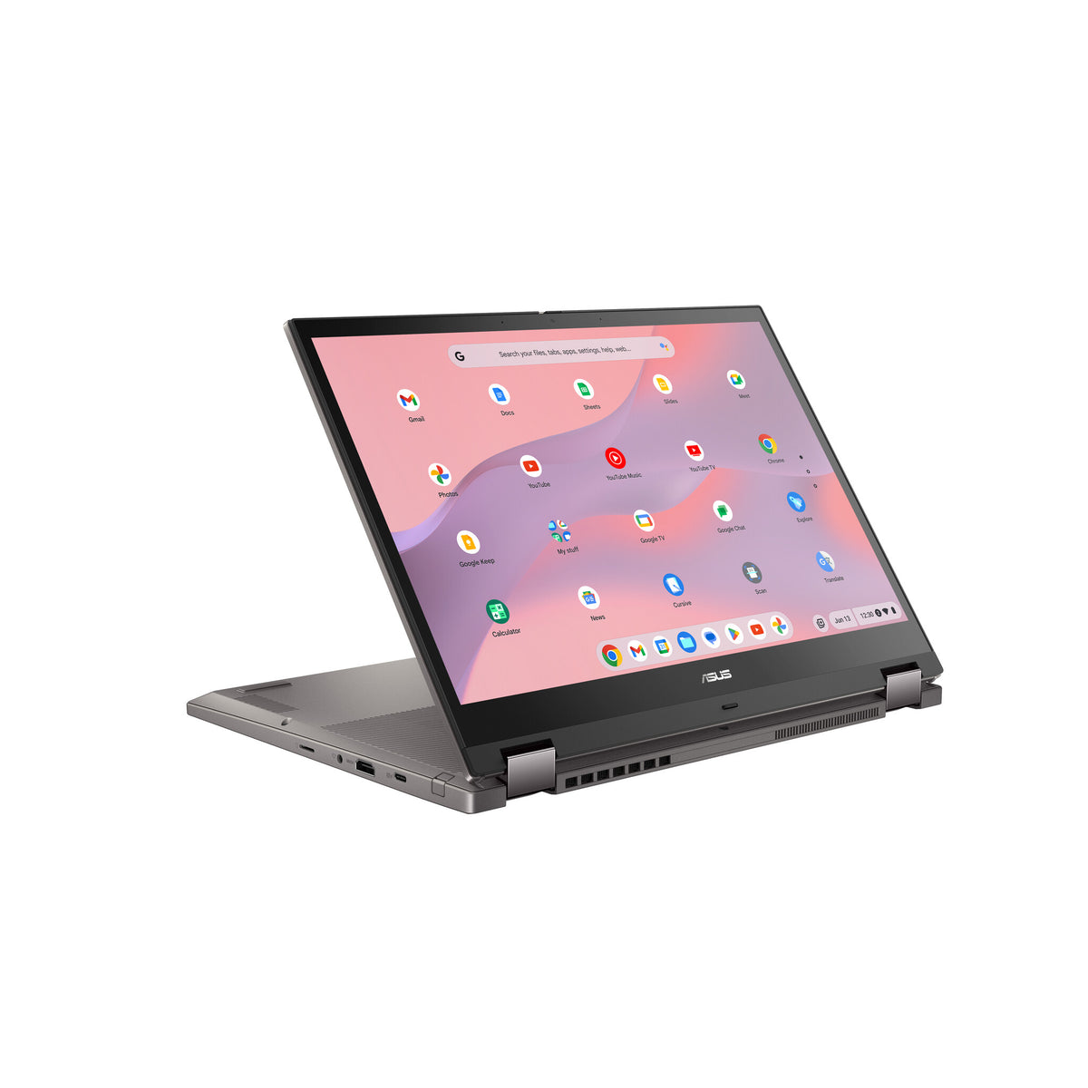 ASUS Chromebook CX34 Flip - 35.6 cm (14") - Touchscreen - Intel® Core™ i5-1235U - 8 GB LPDDR4x-SDRAM - 256 GB SSD - Wi-Fi 6E - ChromeOS - Grey