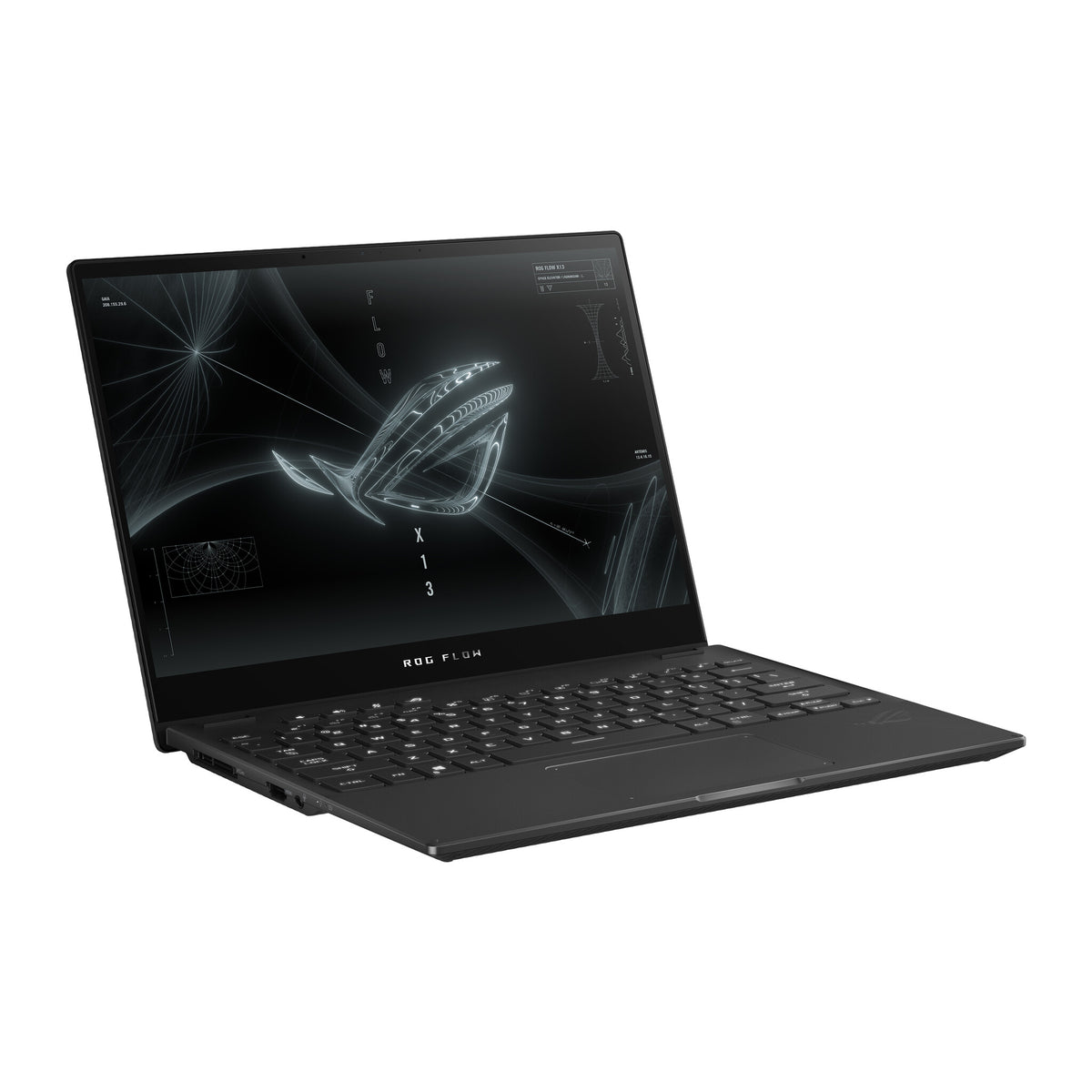 ASUS ROG Flow X13 Hybrid (2-in-1) - 34 cm (13.4") - Touchscreen - AMD Ryzen™ 9 5980HS - 16 GB LPDDR4x-SDRAM - 1 TB SSD - NVIDIA GeForce RTX 3050 Ti - Wi-Fi 6 - Windows 10 Pro - Black
