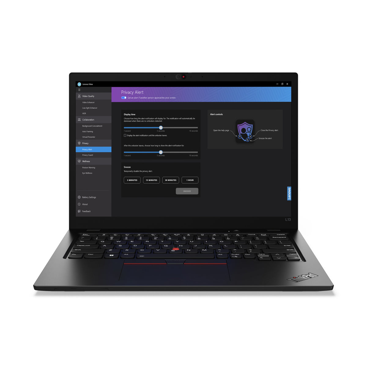 Lenovo ThinkPad L13 Laptop - 33.8 cm (13.3") - Intel Core Ultra 5 125U - 16 GB LPDDR5-SDRAM - 512 GB SSD - Wi-Fi 6E - Windows 11 Pro - Black