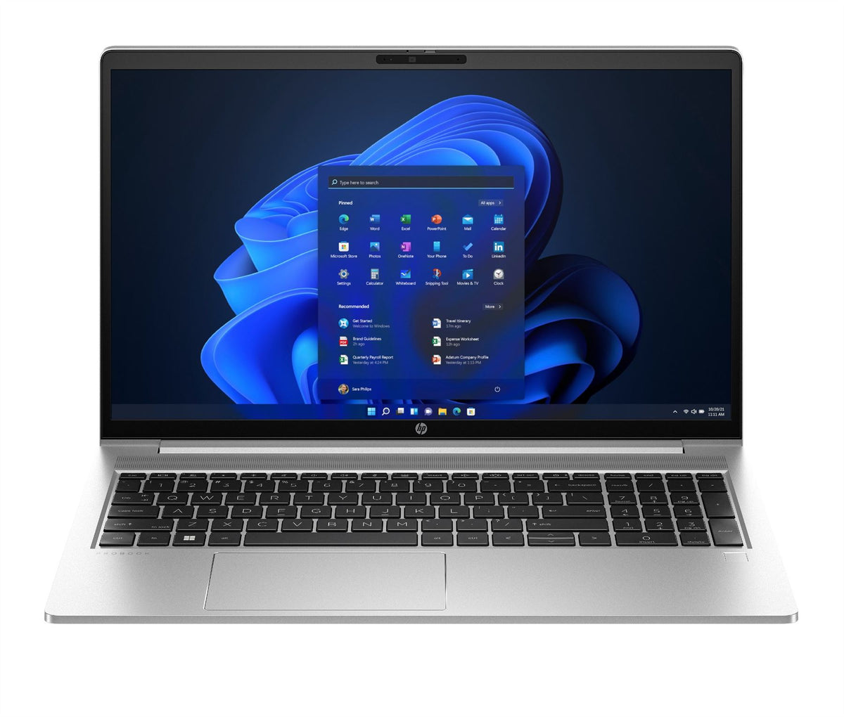 HP ProBook 450 G10 Laptop - 39.6 cm (15.6&quot;) - Intel® Core i3-1315U - 8 GB DDR4-SDRAM - 256 GB SSD - Wi-Fi 6E - Windows 11 Pro - Silver