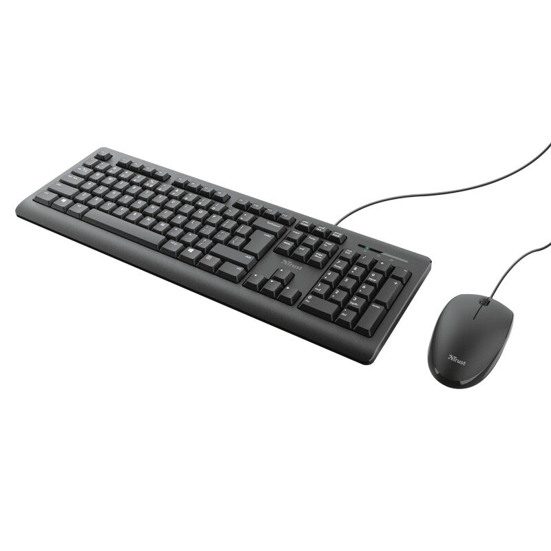 Trust Primo keyboard Mouse included USB QWERTY English Black