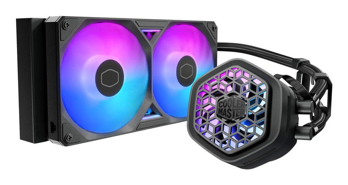 Cooler Master MasterLiquid Atmos II 240 VRM Fan Black Processor Liquid cooling kit 12 cm 1 pc(s)