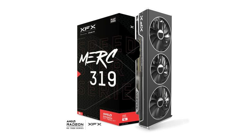 XFX Speedster MERC 319 "Black Edition" - AMD 16 GB GDDR6 Radeon RX 7800 XT graphics card