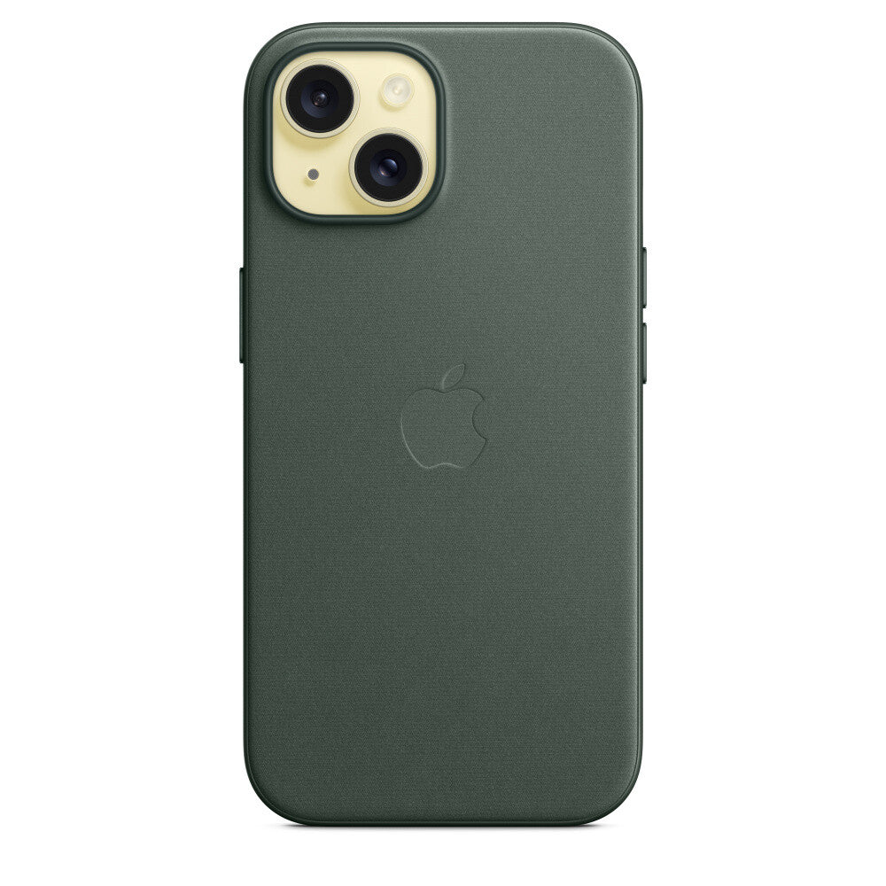 Apple MT3J3ZM/A - FineWoven Case with MagSafe for iPhone 15 in Evergreen