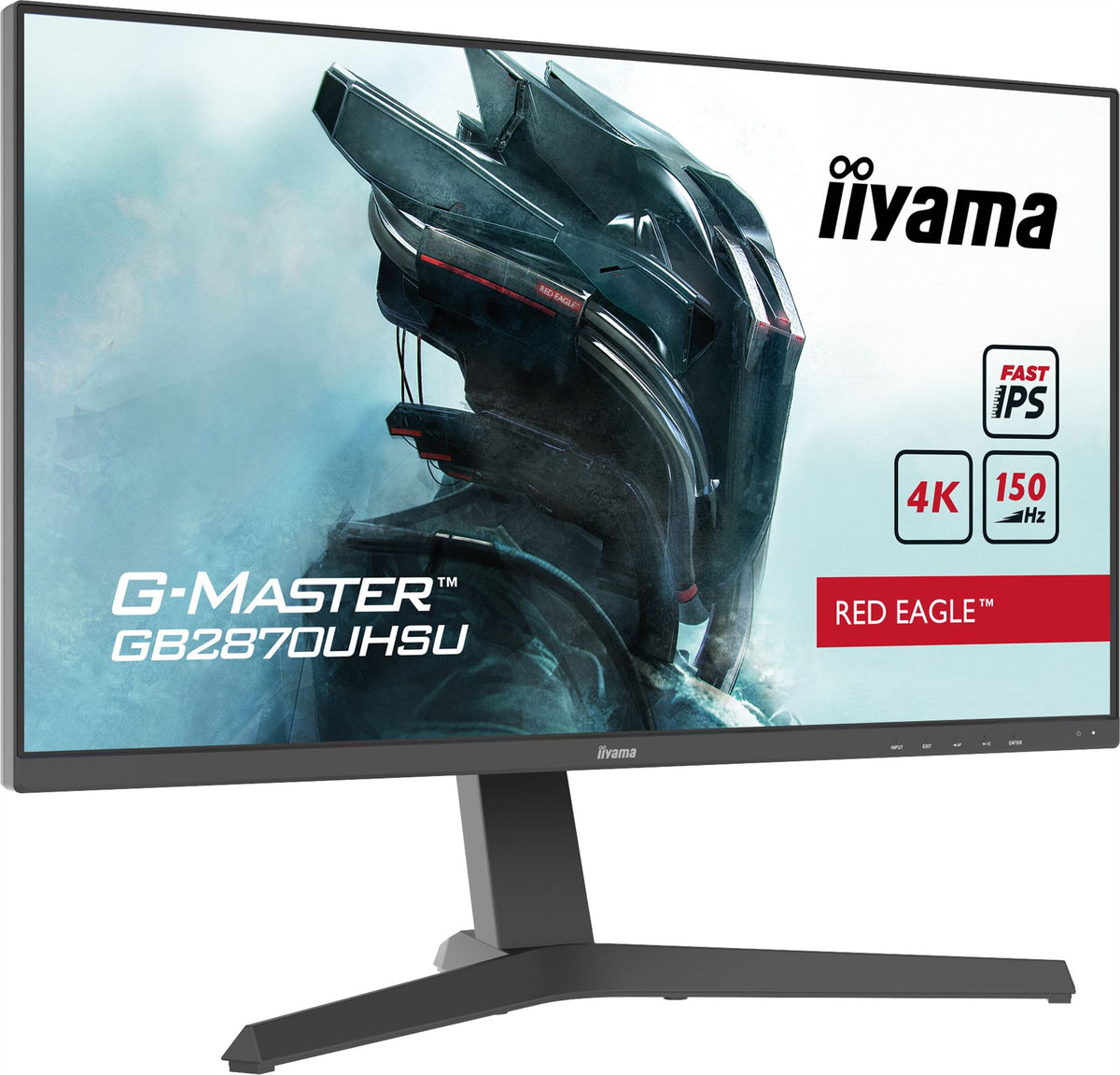 iiyama G-MASTER GB2870UHSU-B1 Computer Monitor 71.1 cm (28") 3840 x 2160 pixels 4K Ultra HD LED Black