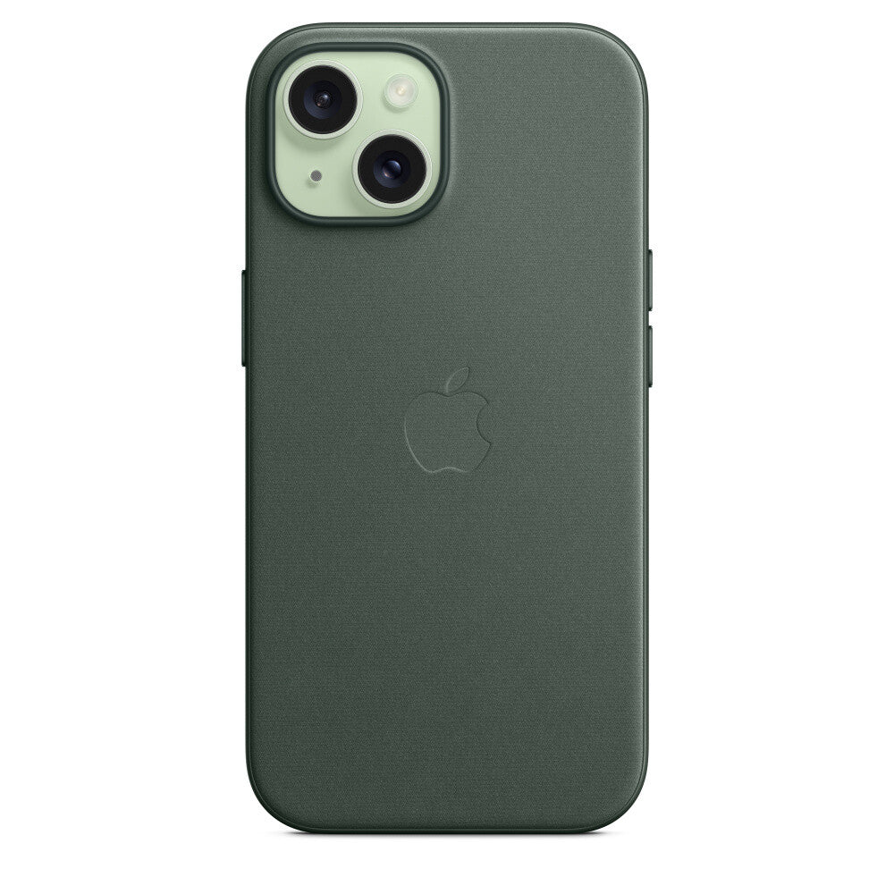 Apple MT3J3ZM/A - FineWoven Case with MagSafe for iPhone 15 in Evergreen
