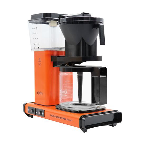 Moccamaster KBG Select - 1.25 Litre Fully-auto Drip coffee maker in Orange