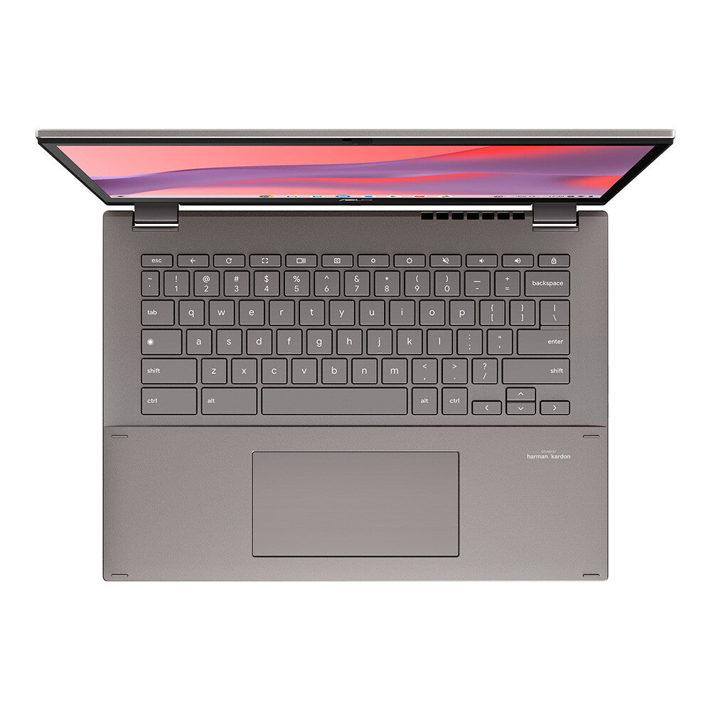 ASUS Chromebook CX34 Flip - 35.6 cm (14") - Touchscreen - Intel® Core™ i7-1255U - 8 GB LPDDR4x-SDRAM - 512 GB SSD - Wi-Fi 6E - ChromeOS - Grey