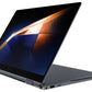 Samsung Galaxy Book4 Pro 360 Hybrid (2-in-1) - 40.6 cm (16") - Touchscreen - Intel® Core™ Ultra 7 155H - 16 GB LPDDR5x-SDRAM - 512 GB SSD - Wi-Fi 6E - Windows 11 Home - Grey