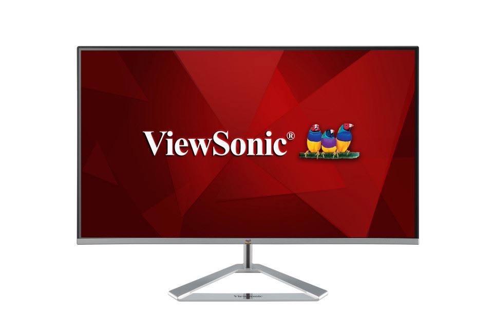 Viewsonic VX Series VX2476-SMH LED display 60.5 cm (23.8") 1920 x 1080 pixels Full HD Black, Silver Monitor