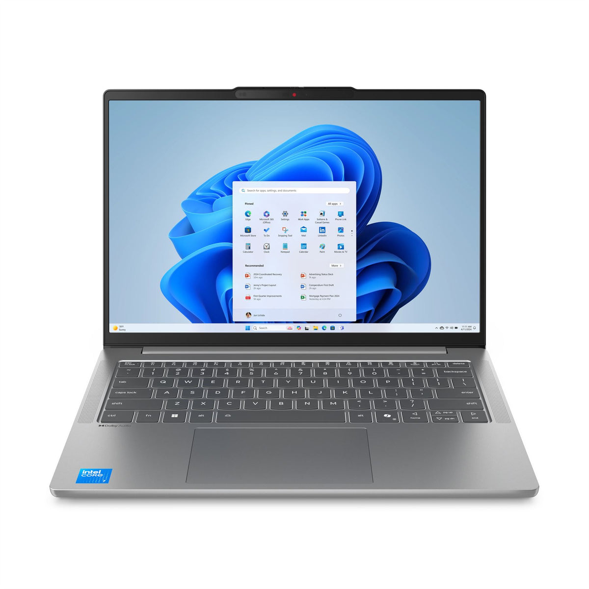 Lenovo IdeaPad Slim 5 14IRH10 Intel® Core™ i7 i7-13620H Laptop 35.6 cm (14") WUXGA 24 GB DDR5-SDRAM 1 TB SSD Wi-Fi 7 (802.11be) Windows 11 Home English Grey
