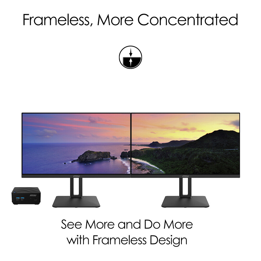 MSI Pro MP242P - 60.5 cm (23.8&quot;) - 1920 x 1080 pixels FHD Monitor