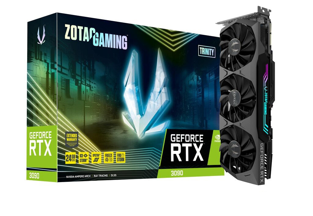 Zotac GAMING Trinity - NVIDIA 24 GB GDDR6X GeForce RTX 3090 graphics card