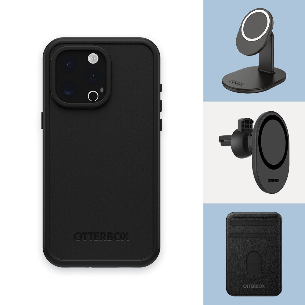 OtterBox Frē Series for iPhone 15 Pro Max in Black