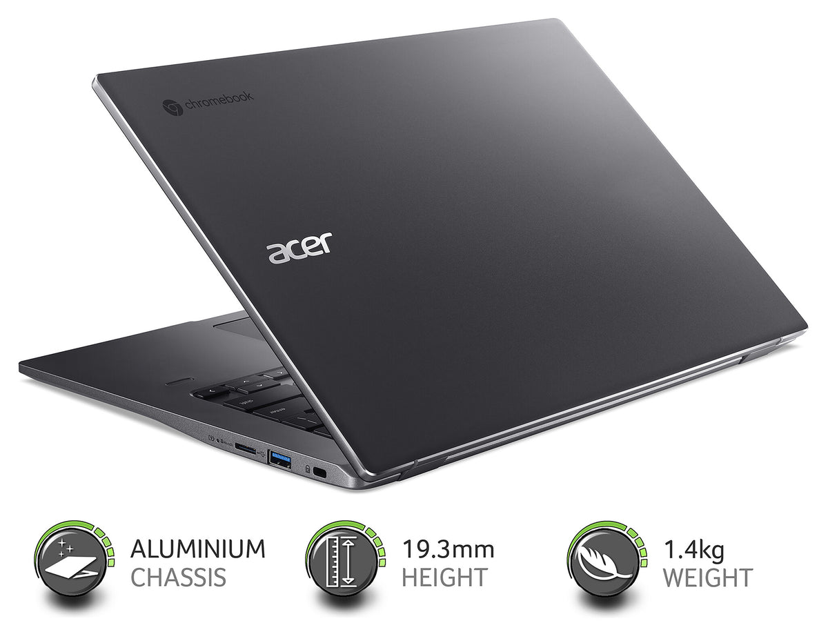 Acer Chromebook Spin 713 - 34.3 cm (13.5") - Touchscreen - Intel® Core™ i3-1115G4 - 8 GB LPDDR4x-SDRAM - 256 GB SSD - Wi-Fi 6 - ChromeOS - Grey