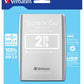Verbatim Store 'n' Go USB 3.0 Portable Hard Drive in Silver - 2 TB