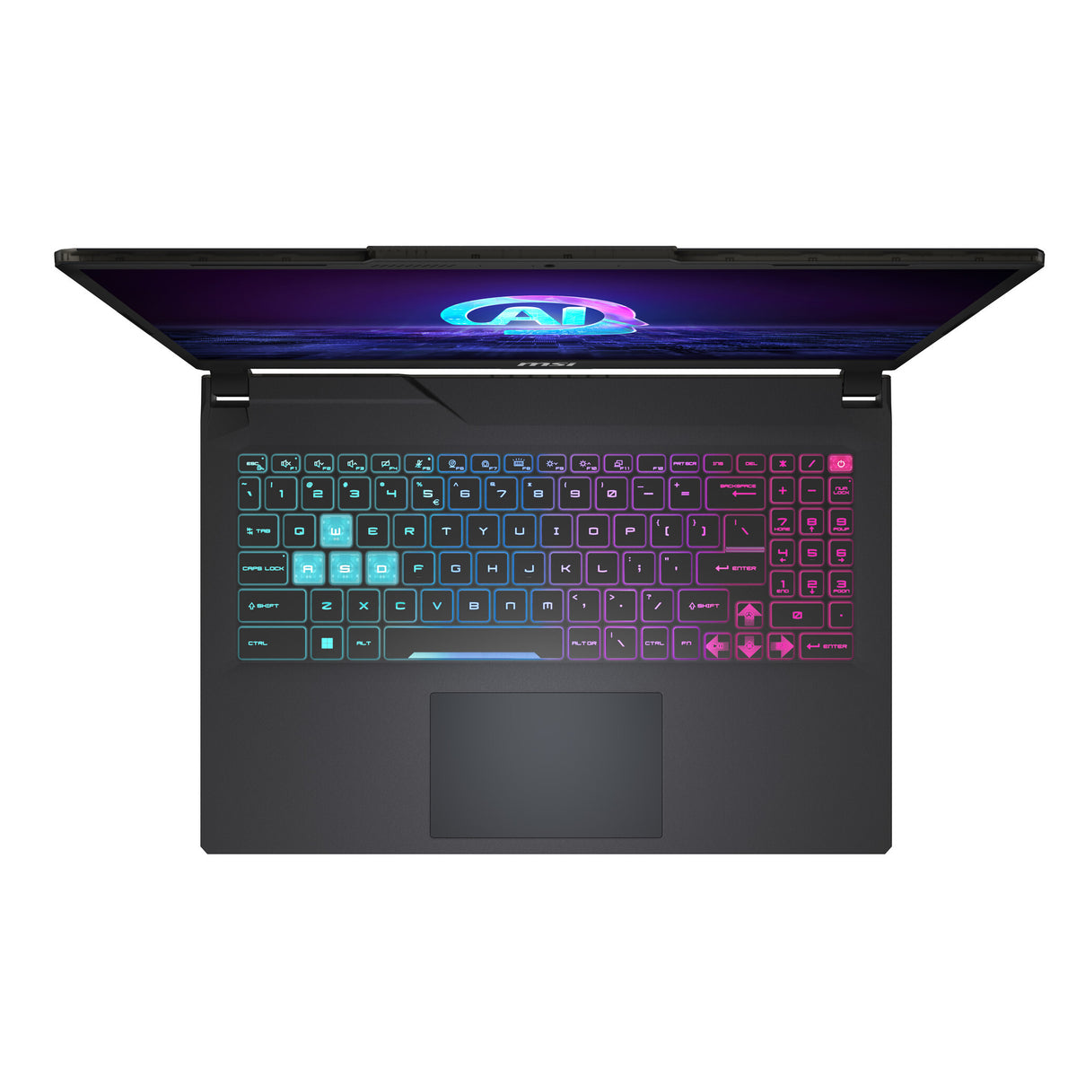 MSI Cyborg 15 AI Laptop - 39.6 cm (15.6&quot;) - Intel Core Ultra 7 155H - 16 GB DDR5-SDRAM - 512 GB SSD - NVIDIA GeForce RTX 4050 - Wi-Fi 6E - Windows 11 Home - Black
