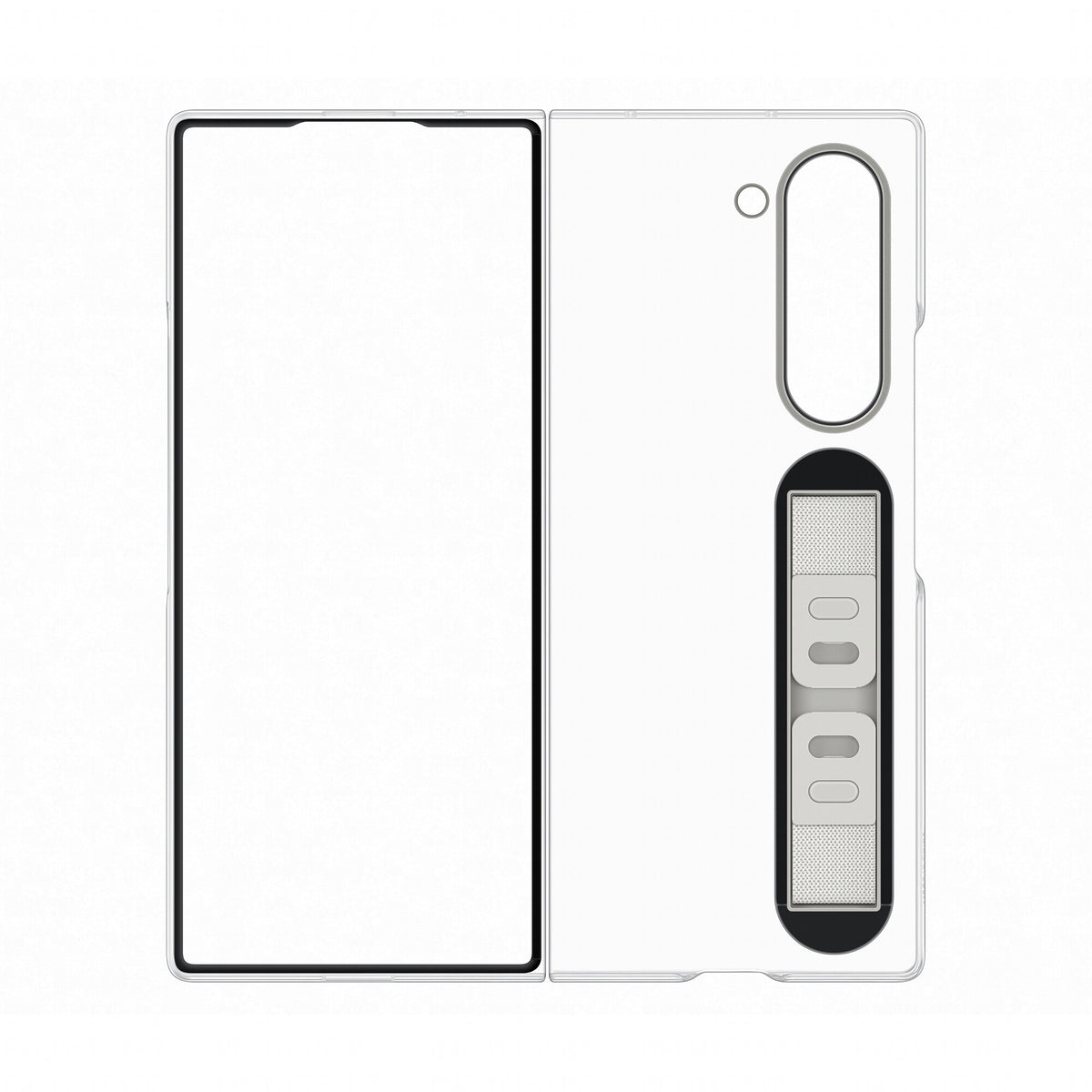 Samsung Clear Grip Case for Z Fold6 in Transparent