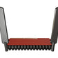 Mikrotik L009UiGS-2HaxD-IN - Gigabit Ethernet Single-band (2.4 GHz) wireless router in Red